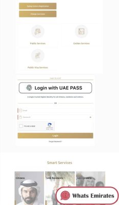 Replacement for lost Emirates ID card steps