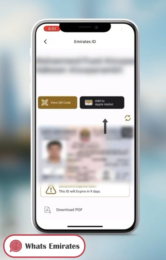 Add Your Emirates ID To Apple Wallet Via UAEICP App