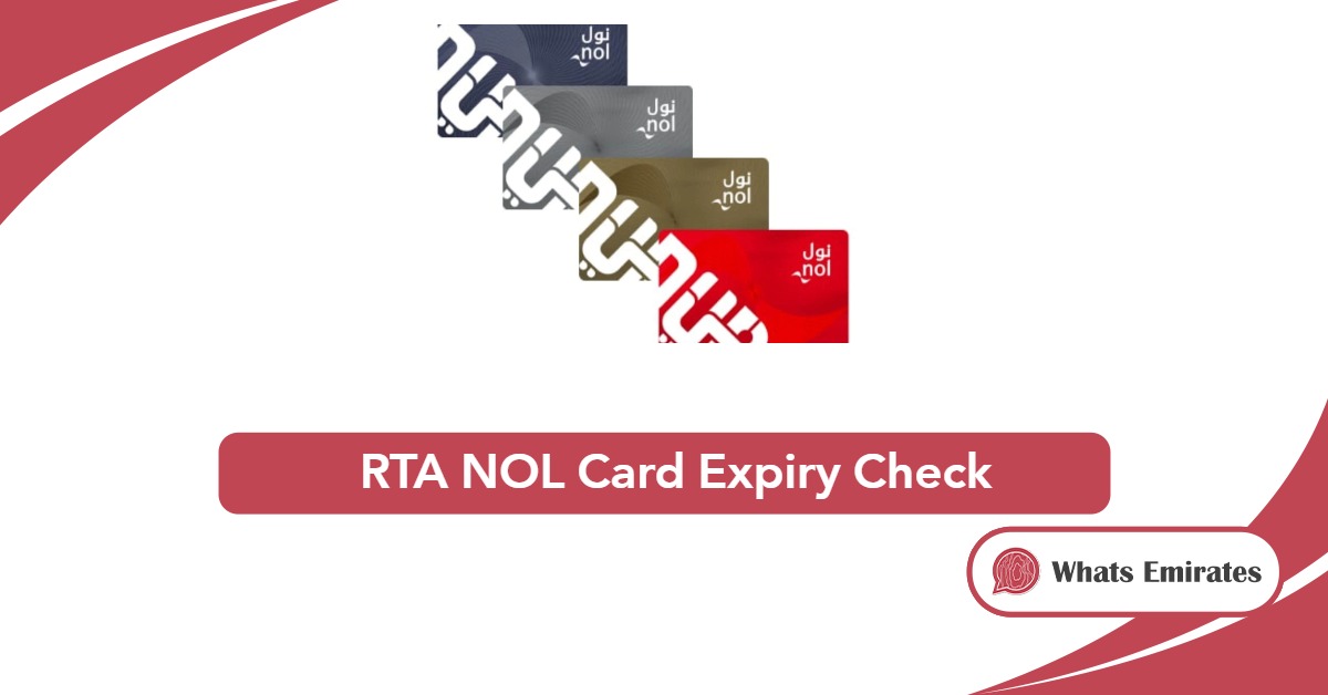 RTA NOL Card Expiry Check Online 2025