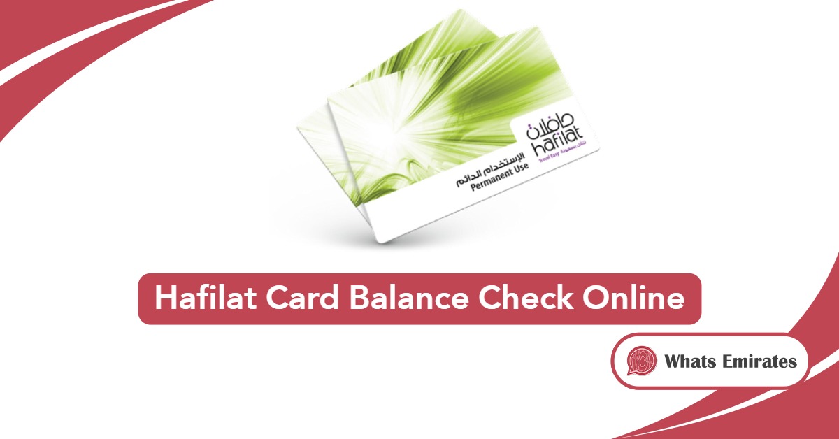 Hafilat Card Balance Check Online: A Step-by-Step 2025